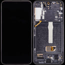 Pantalla OLED Samsung Galaxy S22 Plus 5G Phantom Black con marco, display de 120Hz para reparación de pantalla rota.