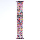 Banda de reloj iWatch (38/40/41mm) de silicona con patron estampado - 11