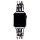 Encuentra la mejor banda de acero inoxidable con piedras para tu iWatch en Guatemala con SlowBack, distribuidor mayorista de accesorios Apple.