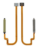 Sensor de huella flex Champagne Gold para Xiaomi Redmi Note 9S, repuesto para lector de huellas dañado.