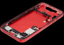 Carcasa intermedia con puerto de carga flex y piezas pequenas iPhone 14 (Rojo)