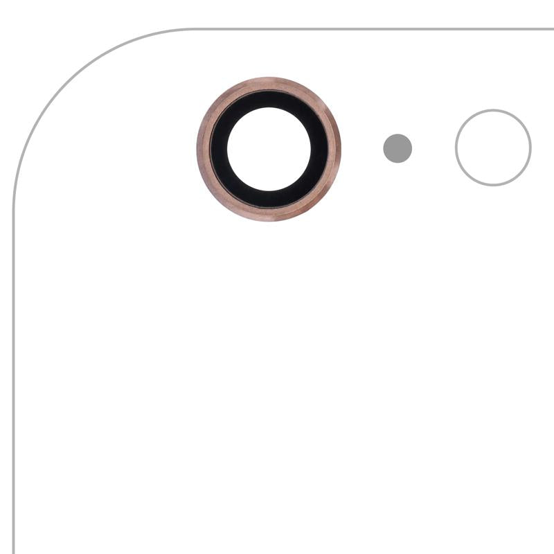 Lente de cámara trasera iPhone 6 Plus / 6S Plus en Guatemala - Paquete de 10 unidades disponibles en condición usada, con garantía y color Rose Gold.