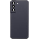 Tapa trasera de repuesto para Samsung Galaxy S21 FE 5G en color grafito, sin logo, calidad Aftermarket Plus.