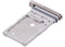 Encuentra la charola doble SIM compatible para Samsung Galaxy S24 Ultra 5G en Guatemala, disponible en color Titanium Gray y con etiquetas de Backorder y warrantyproduct_garantia.
