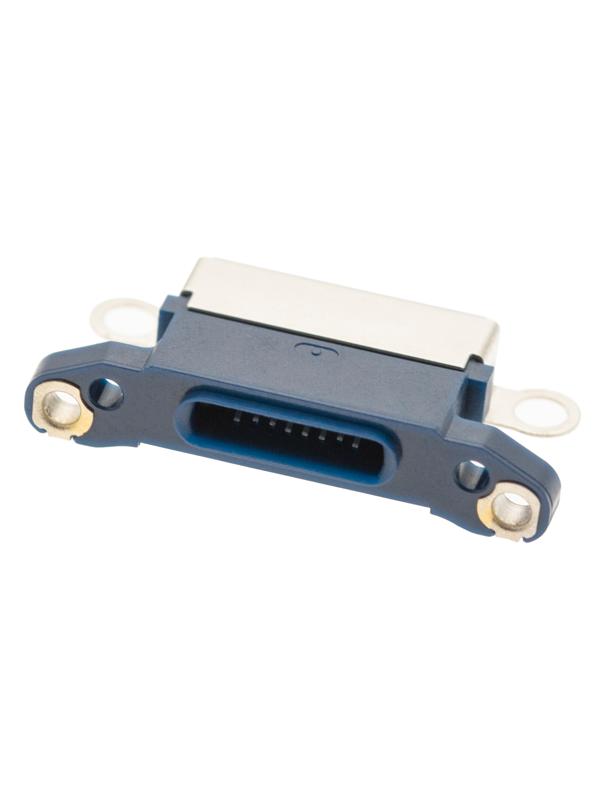 Puerto de carga para iPhone 12 Pro (Azul Pacifico) (Paquete de 10)