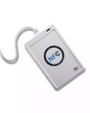 Lector NFC USB ACS ACR122U-A9 para diagnóstico y reparación de Apple Watch, tarjetas y dispositivos NFC.