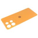 Tapa trasera original Motorola Moto G15 XT2521 Sunrise Orange para reparación, un repuesto vibrante y brillante.