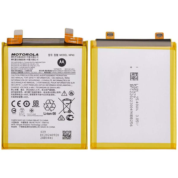 Bateria de reemplazo para Motorola Moto Edge Edge 30 Neo (XT2245-1 / 2022) (NP40) en Guatemala.