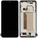 Pantalla refurbished Xiaomi 13T Pro Meadow Green con marco, lista para reparación, display LCD.