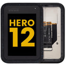 Pantalla LCD táctil de repuesto con marco para GoPro Hero 12, ideal para reparación de display.