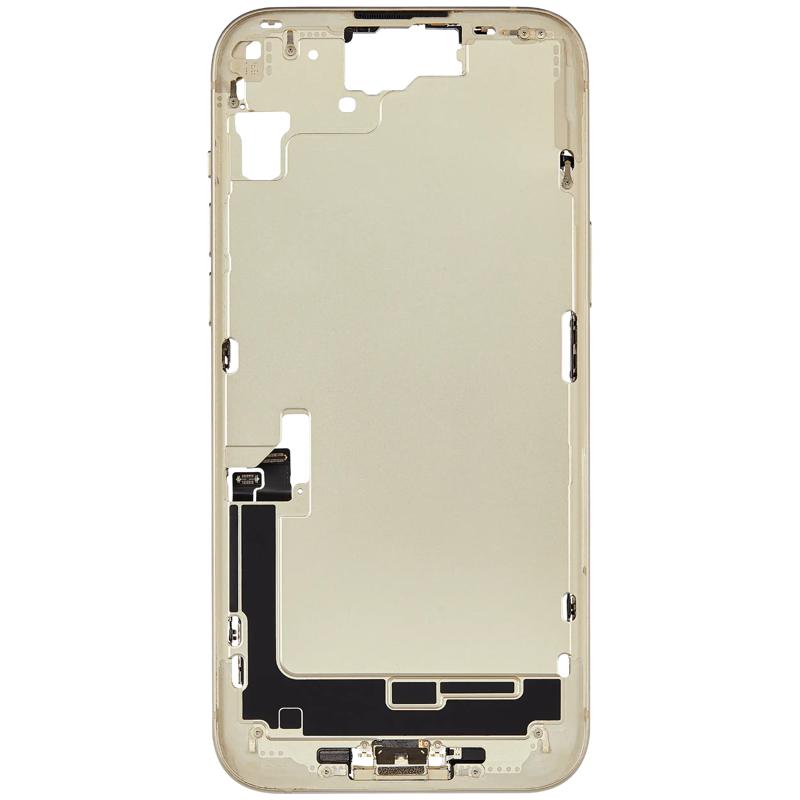 Encuentra la mejor carcasa media con cable flex de puerto de carga para iPhone 15 Plus en Guatemala.