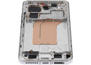 Pantalla OLED plateada con marco para Xiaomi 14 Pro, pieza de repuesto refurbished, ideal para reparación de display.