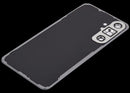 Tapa trasera azul Aftermarket Plus para Samsung Galaxy S24 FE, con lente de cámara integrada, sin logo.