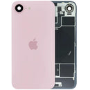 Tapa trasera original iPhone 17e rosa con MagSafe, NFC y flex de linterna, pieza de repuesto para reparación.