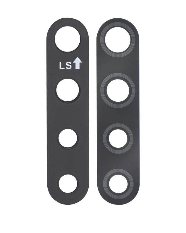 Lente de camara trasera (solo vidrio) con adhesivo para Samsung Galaxy A21 (A215 / 2020) (Paquete de 10)