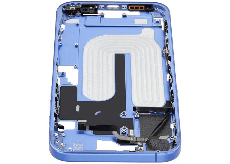 Encuentra la mejor carcasa de marco medio con botones de encendido y volumen para iPhone 16 Plus en Guatemala.