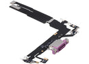 Puerto de carga rosa OEM para iPhone 16 (A3083), conector USB-C y cable flex, repuesto.