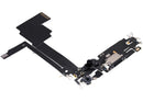Puerto de carga negro titanio para iPhone 15 Pro Max A2849 usado, conector de carga y cable flex.