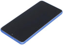 Pantalla OLED azul de 120Hz para Samsung Galaxy S21 FE 5G con marco, ideal para reparación de display roto.
