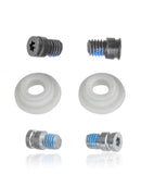Tornillos Torx T6 y almohadillas de goma para disco duro MacBook Pro 15" A1260 Early 2008, repuesto de reparación.