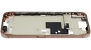 Marco medio iPhone 16 Pro Max A2894 Desert Titanium usado, chasis Apple para reparación, con pequeñas partes incluidas.