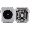 Tapa trasera A2724 de Apple Watch SE 2nd Gen 44mm Cellular, aluminio plateado usada para reparación.