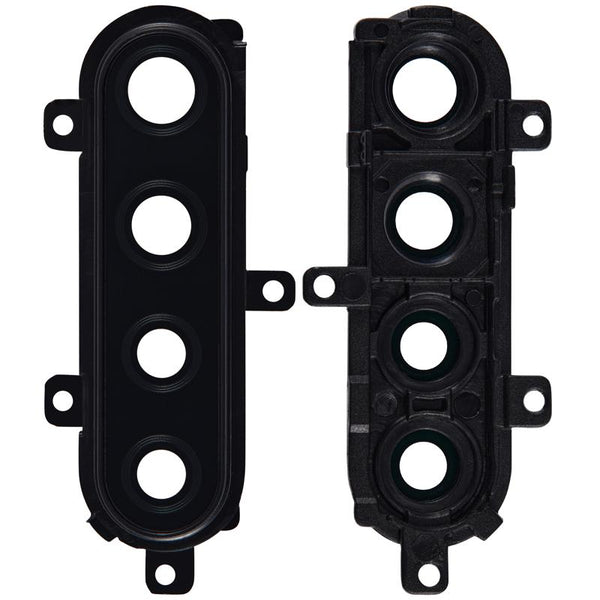 Lente de camara trasera con soporte para Samsung Galaxy A21 (A215 / 2020) (Negro)
