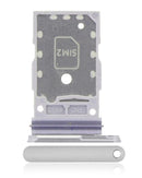 Bandeja de tarjeta SIM dual para Samsung Galaxy S24 5G / S24 Plus 5G (Gris Marmol)
