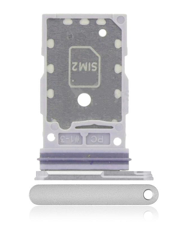 Bandeja de tarjeta SIM dual para Samsung Galaxy S24 5G / S24 Plus 5G (Gris Marmol)