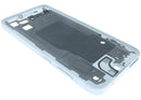Marco intermedio original Samsung Galaxy A55 5G Iceblue (A556), bisel de repuesto.