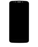 Pantalla LCD Motorola Moto G6 XT1925 negra de 5.7 pulgadas, repuesto refurbished, ideal para reparación de display.