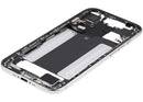 Marco medio chasis Cloud White iPhone Air A3260 usado, con puerto de carga para reparación.