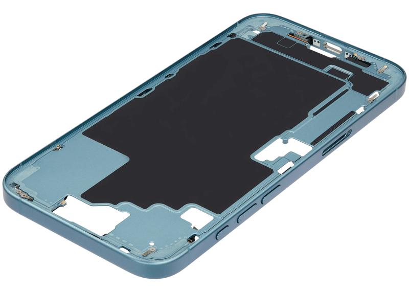 Encuentra la carcasa intermedia con botón de encendido y volumen para iPhone 16 Plus en Guatemala.