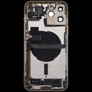 Encuentra tapa trasera con cable flex del puerto de carga y piezas pequeñas para iPhone 13 Pro Max en Guatemala.