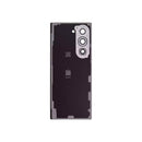 Tapa trasera plateada con lente de cámara para Samsung Galaxy Z Fold 6 5G, repuesto Service Pack SM-F956.