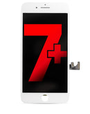 Pantalla LCD para iPhone 7 con placa de metal (Blanco)