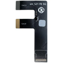 Cable flex tester DL400 Pro para Samsung Galaxy S21 FE, SM-G990B, repuesto esencial para reparación de pantalla LCD.