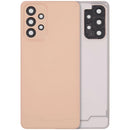 Tapa trasera de repuesto color durazno para Samsung Galaxy A33 5G (A336), con lente de cámara integrada, para reparación.