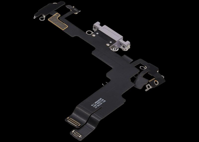 Puerto de carga para iPhone 14 (Usado OEM) (Morado)