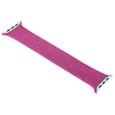 Correa braided solo loop magenta para Apple Watch, compatible con modelos de 44mm, 45mm, 46mm, 49mm. Repuesto trenzado sin broches.