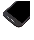 Pantalla LCD negra refurbished para Motorola Moto E XT1022 (2014), ideal para cambio de display o reparación.