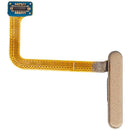 Sensor de huella dactilar dorado para Samsung Galaxy Z Fold 5 (F946), con cable flex de reemplazo.