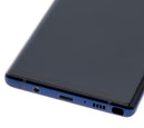 Pantalla OLED usada con marco para Samsung Galaxy Note 9 Ocean Blue, lista para cambio y reparación.