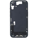 Carcasa de marco medio con puerto de carga flex y pequenas piezas iPhone 15 (US Version) (Negro)