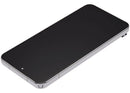 Pantalla OLED Xiaomi 15 5G refurbished Liquid Silver con marco, ideal para reemplazo de screen.