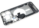 Chasis medio iPhone 15 Pro Max A3105, A3106, A3108 Blanco Titanio OEM usado con puerto de carga.