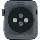 Caja de aluminio negra espacial para Apple Watch Series 3 (38mm, GPS, A1858) usado, repuesto.