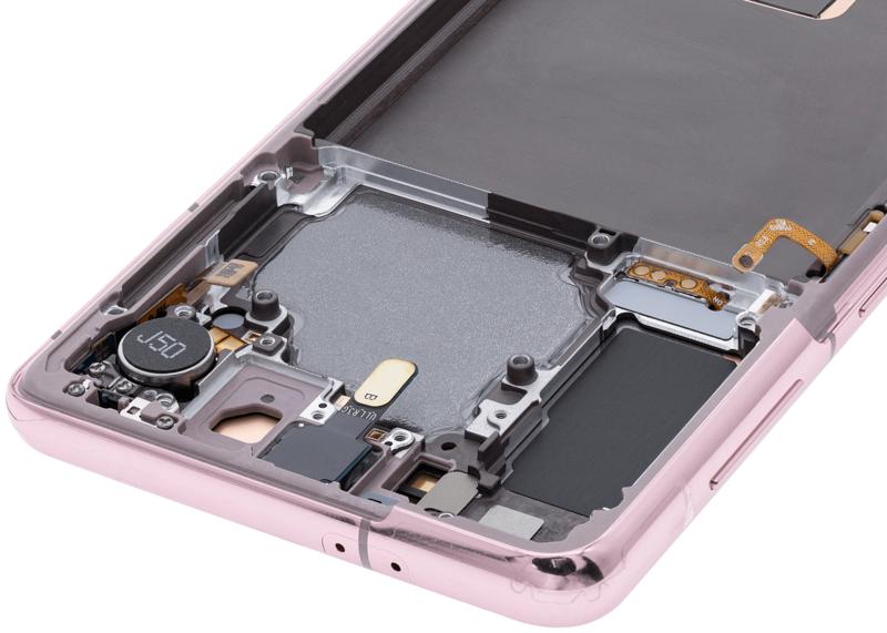 Reparación de pantalla OLED con marco para Samsung Galaxy S21 5G en Guatemala.