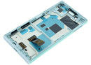 Pantalla LCD azul original para Sony Xperia X Compact F5321 con frame, repuesto para reparación.