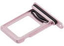 Bandeja SIM dual para iPhone 17e Soft Pink, repuesto original Apple para dos chips.